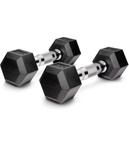 Amazon | 1kg~10kgヘックスダンベル＆縦型ダンベルラック | ノー